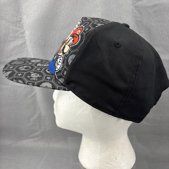Super Mario Bros‎ Luigi Hat Snapback Adjustable One Size Youth - Picture 2 of 13